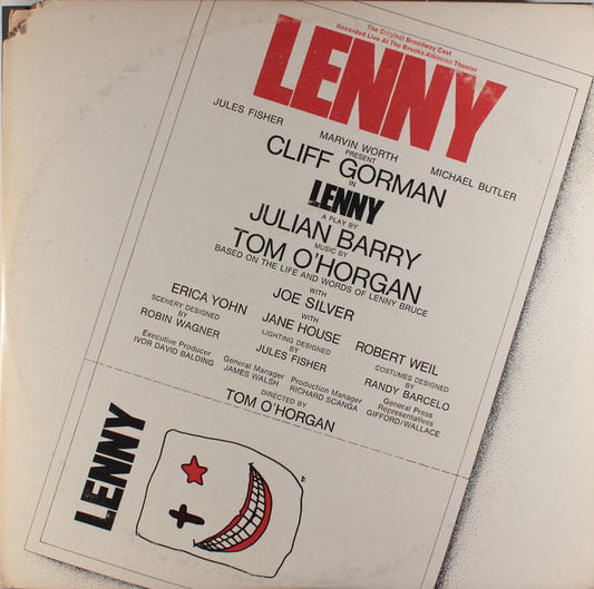 "Lenny" Original Bro - Lenny - Used Vinyl Record