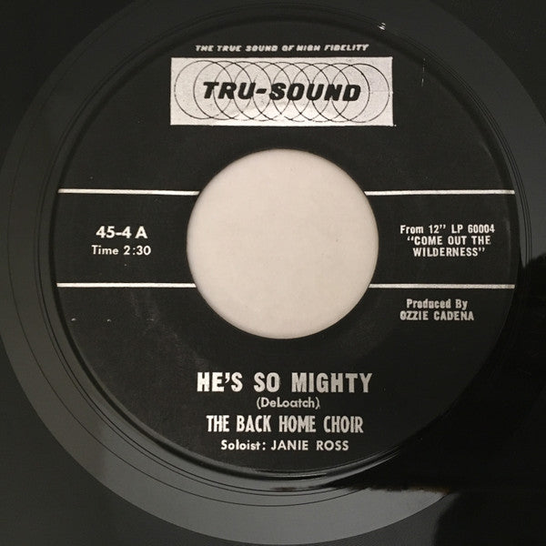 Back Home Choir - He's So Mighty / Climbing High Mountains - Used Vin