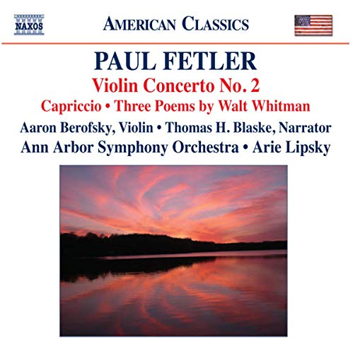 BEROFSKY:ANN ARBOR S - FETLER:VIOLIN CONCERTO NO2 - New CD