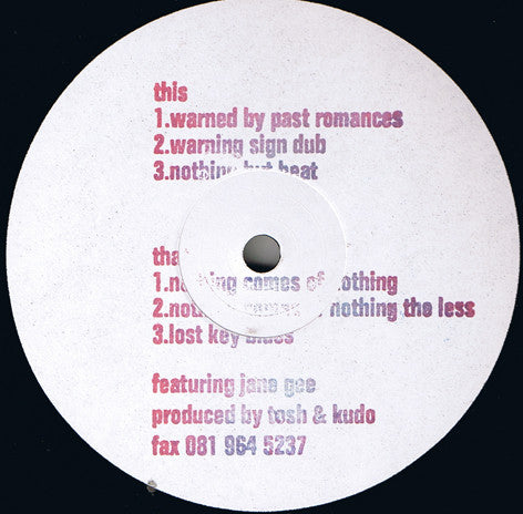 Love T.K.O. - Untitled - Used Vinyl Record 12"