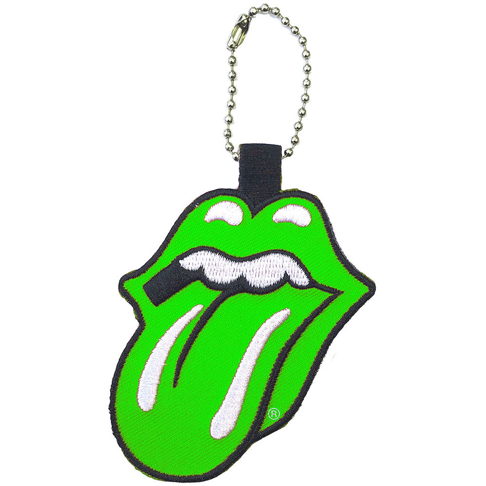 Rolling Stones - Keychain: Classic Tongue (Patch) - keyrings