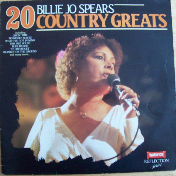 Billie Jo Spears - 20 Country Greats - Used Vinyl Record