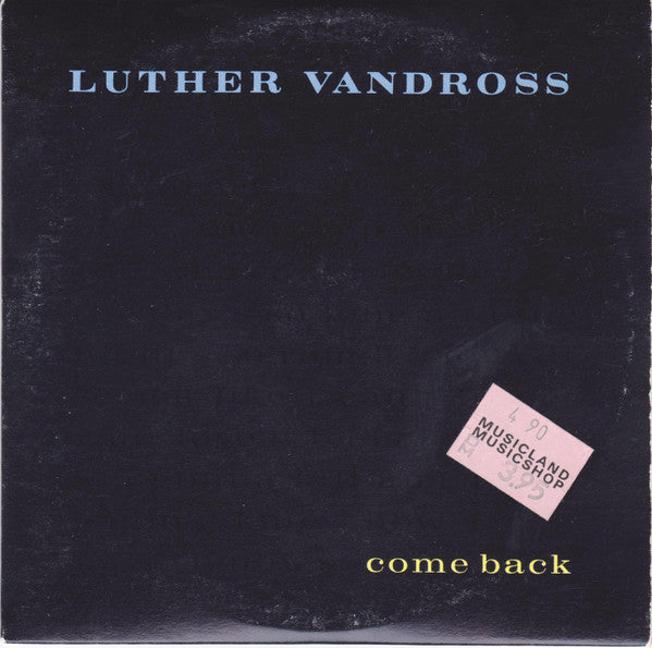 Luther Vandross - Come Back - Used CD
