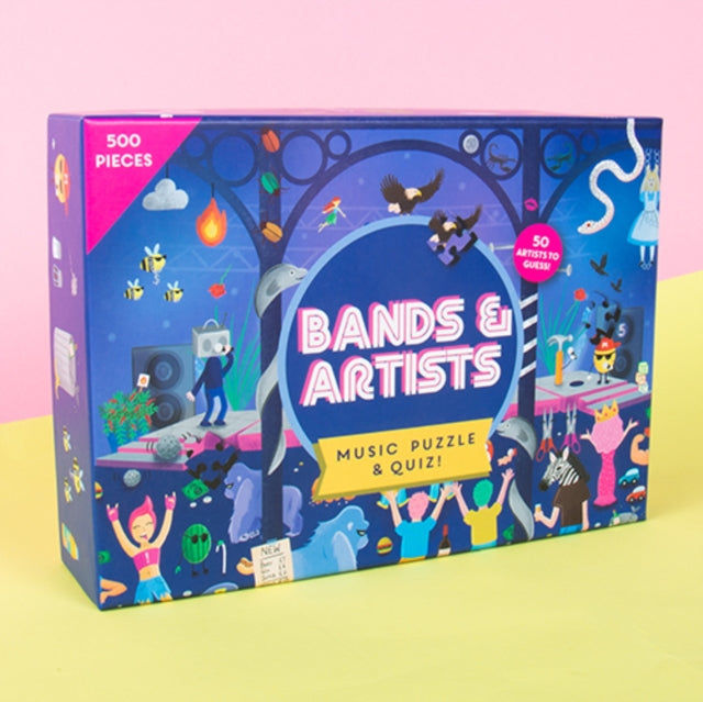 Bands & Artists Puzzle & Quiz - Say What You See - Non-book item