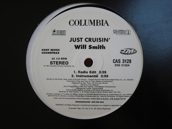 Will Smith - Just Cruisin' - Used Vinyl Record 12"