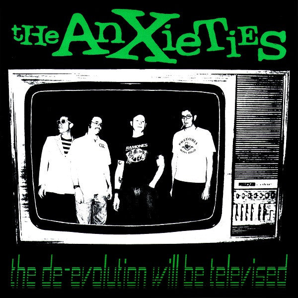 Anxieties - De-Evolution Will Be Televised - Used Vinyl Record 7"