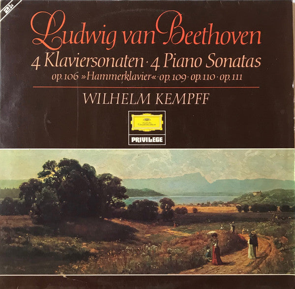 Ludwig van Beethoven - 4 Klaviersonaten - 4 Piano Sonatas - Used Viny