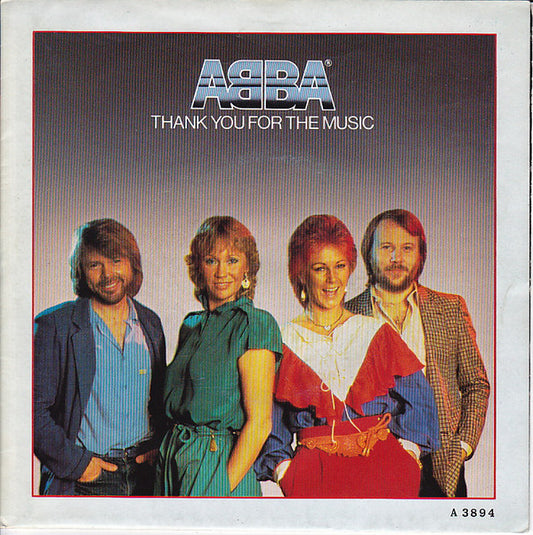 ABBA - Thank You For The Music - Used Vinyl Record 7"
