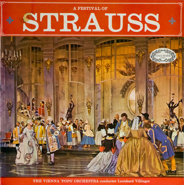 Vienna "Pops" Orches - A Festival Of Strauss - Used Vinyl Record