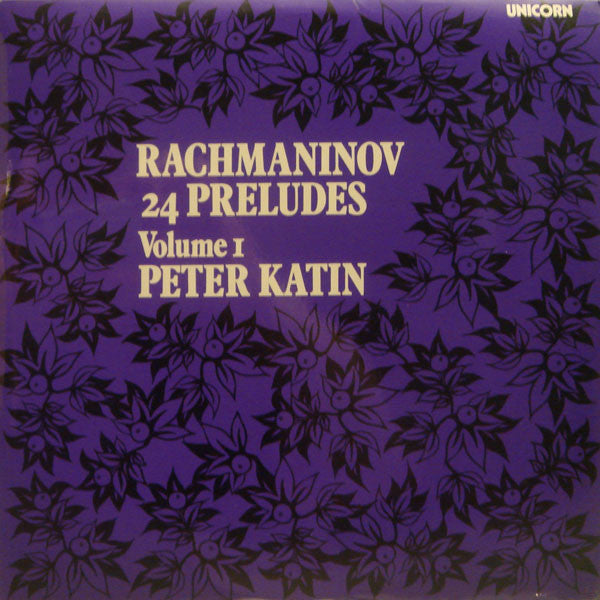 Sergei Vasilyevich R - 24 Preludes - Volume 1 - Used Vinyl Record