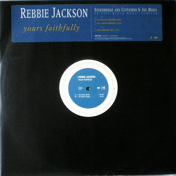 Rebbie Jackson - Yours Faithfully - Used Vinyl Record 12"