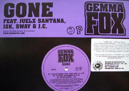Gemma Fox - Gone - Used Vinyl Record 12"