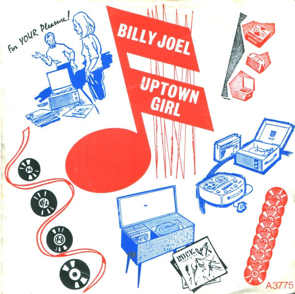 Billy Joel - Uptown Girl - Used Vinyl Record 7"