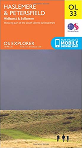 Ordnance Survey - Haslemere & Petersfield, Midhurst & Selborne : OL 33
