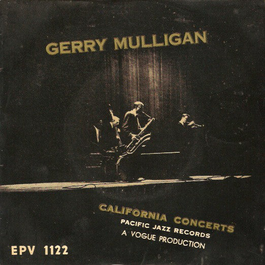 Gerry Mulligan - California Concerts - Used Vinyl Record 7"