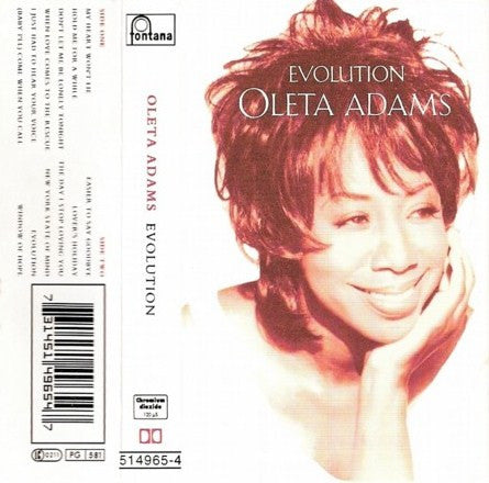 Oleta Adams - Evolution - Used Cassette