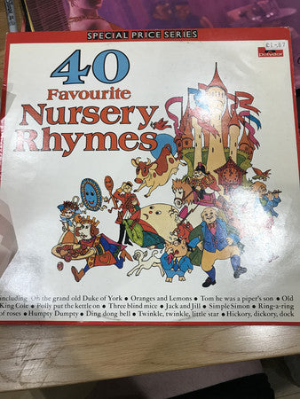 John Lawrenson - 40 Favourite Nursery Rhymes - Used Vinyl Record