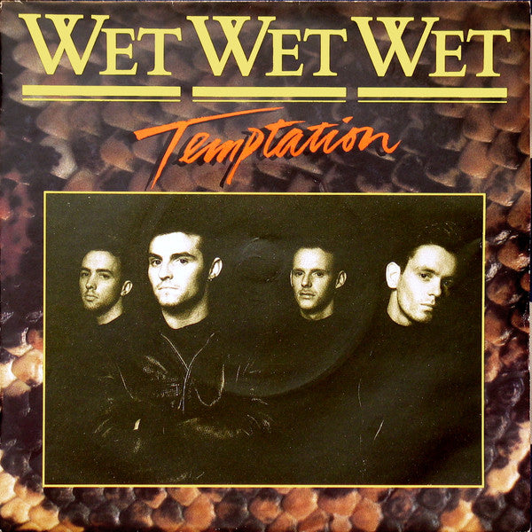 Wet Wet Wet - Temptation - Used Vinyl Record 7"