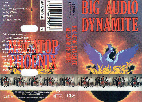 Big Audio Dynamite - Megatop Phoenix - Used Cassette