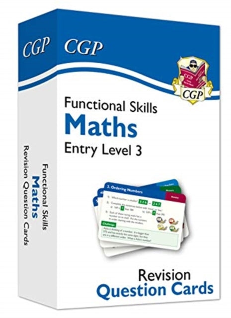 CGP Books - New Functional Skills Maths Revision Question Cards - Entr
