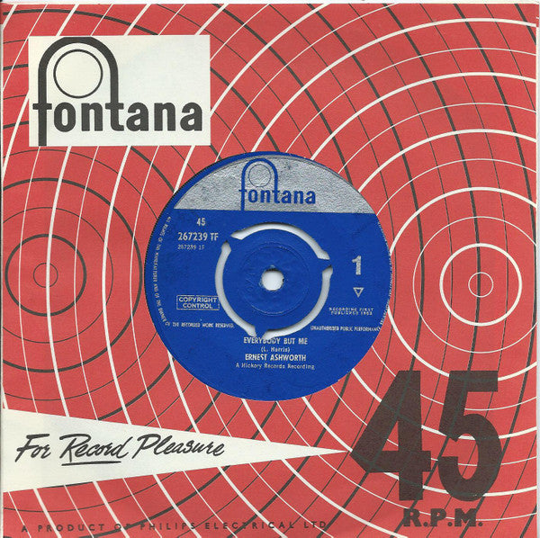 Ernie Ashworth - Everybody But Me / (I Just Spent) Another Sleepless