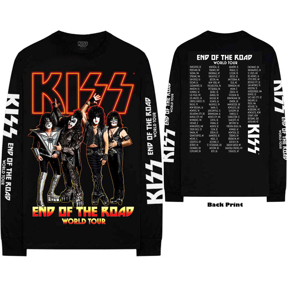 KISS - tshirt - Unisex - Long Sleeves - Small