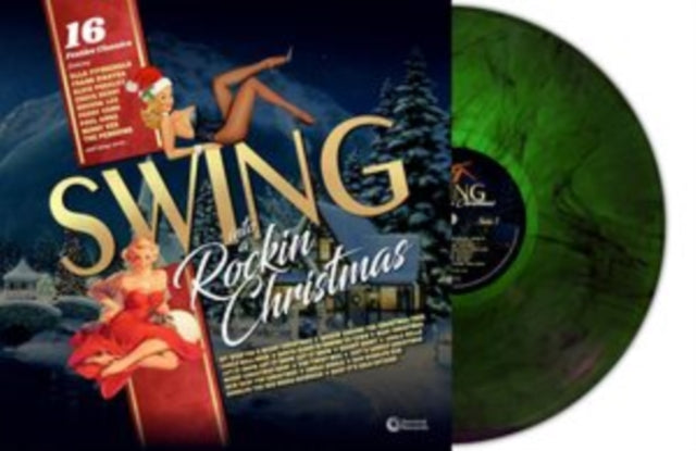 VARIOUS ARTISTS - Swing Into A Rockin Christmas (Green Marble Vinyl) -