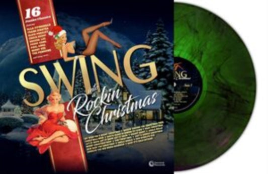 VARIOUS ARTISTS - Swing Into A Rockin Christmas (Green Marble Vinyl) -