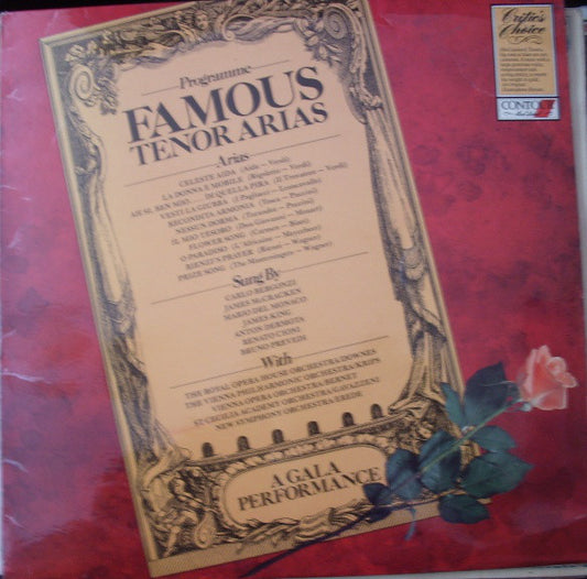 Various - Famous Tenor Arias - Used Vinyl Record