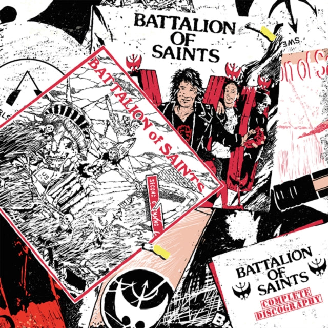 BATTALION OF SAINTS - COMPLETE DISCOGRAPHY (RED, WHITE AND BLUE TRIPLE