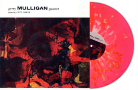 GERRY MULLIGAN QUART - Featuring Chet Baker (Light Red/White Splatter