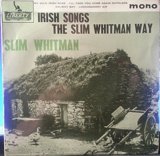 Slim Whitman - Irish Songs The  Way - Used Vinyl Record 7"
