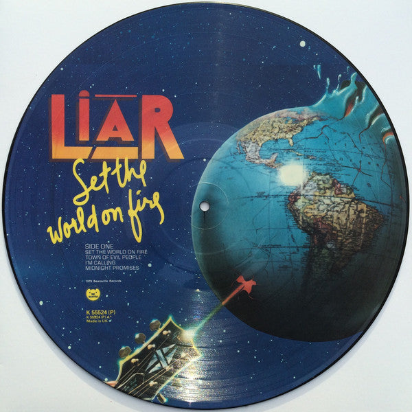 Liar - Set The World On Fire - Used Vinyl Record