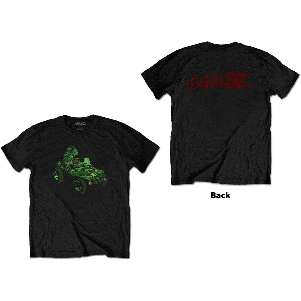 Gorillaz - tshirt - Unisex - Short Sleeves - Medium