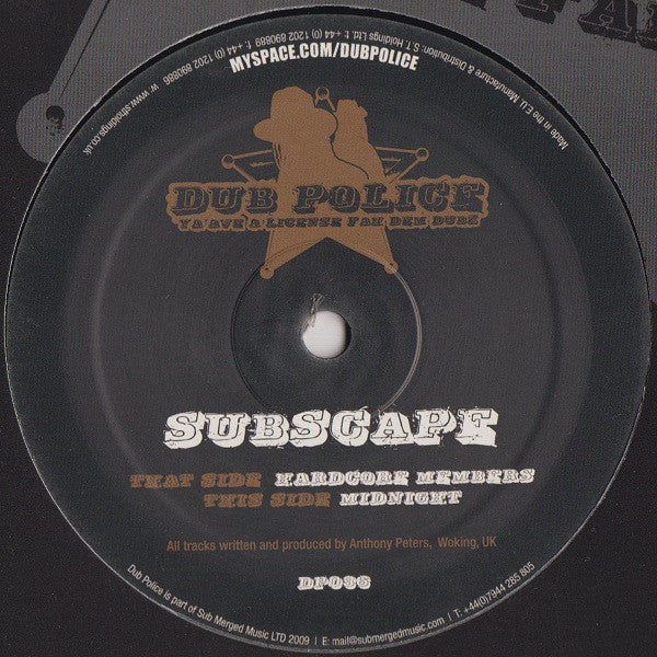 Sub Scape - Hardcore Members - Vinyl Record 12"