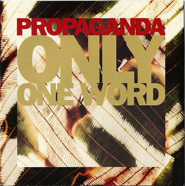 Propaganda - Only One Word - Used Vinyl Record 7"