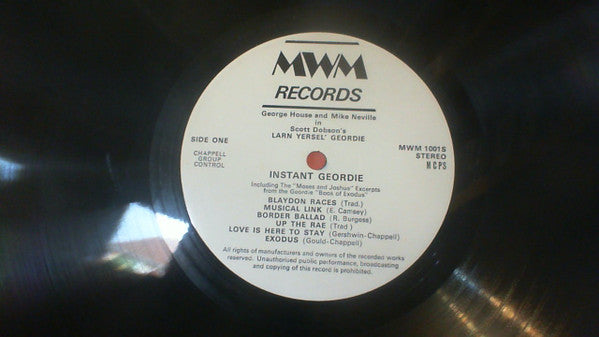 George House - Larn Yersel' Geordie - Used Vinyl Record