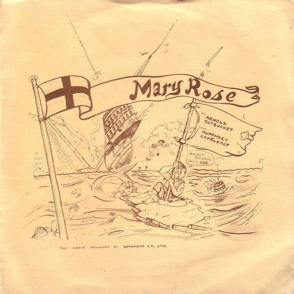 Arnold Gutbucket & H - Mary Rose - Used Vinyl Record 7"