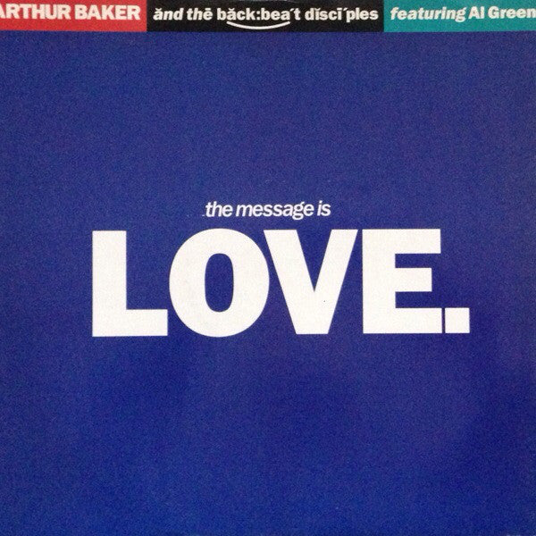 Arthur Baker And The - Message Is Love - Used Vinyl Record 12"