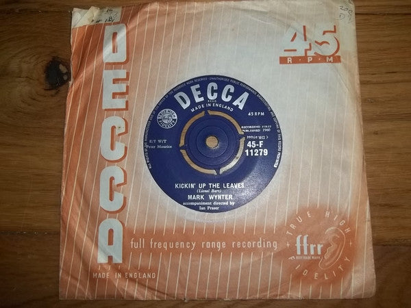 Mark Wynter - Kickin' Up The Leaves - Used Vinyl Record 7"