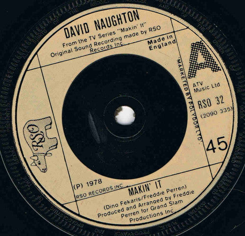 David Naughton - Makin' It - Used Vinyl Record 7"