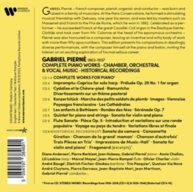Pierné Edition - Pierné: Complete Piano Works, - CD