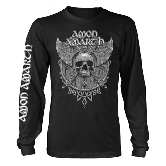 AMON AMARTH - GREY SKULL (BLA - Clothing - LS - Size XL