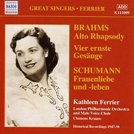 Johannes Brahms - Great Singers - Ferrier: Historical Recordings 1947 -