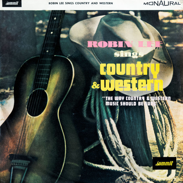 Robin Lee - Sings Country And Western 'The Way Country And Western Mu