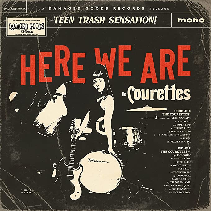 COURETTES - HERE WE ARE - cd