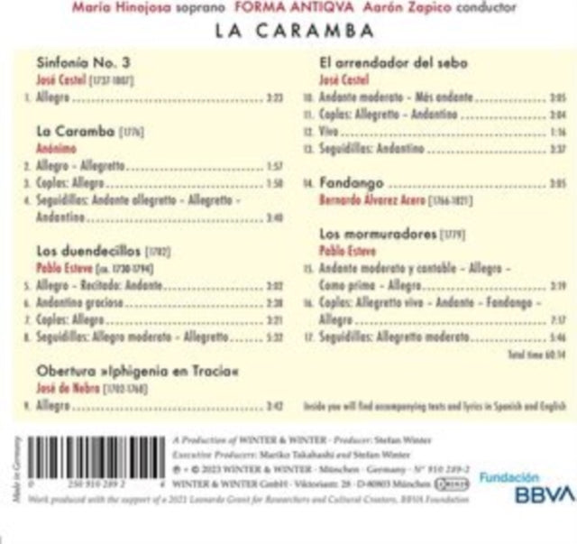 FORMA ANTIQVA/HINOJO - LA CARAMBA - CD
