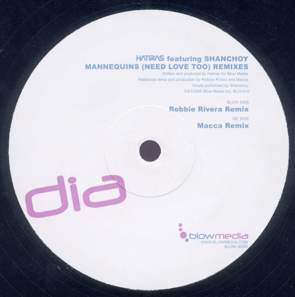 Hatiras - Mannequins (Need Love Too) - Used Vinyl Record 12"