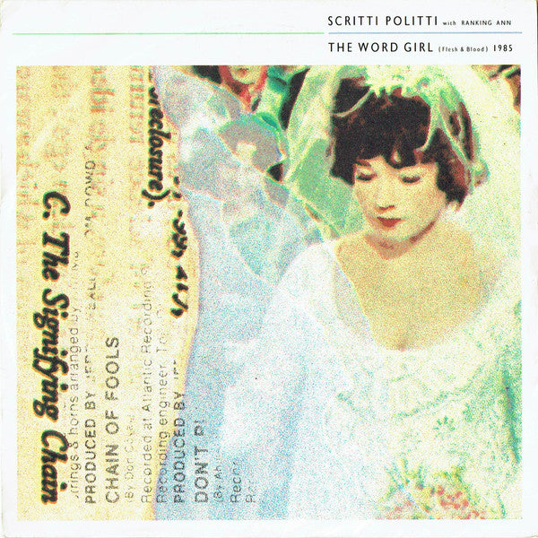 Scritti Politti - Word Girl - Used Vinyl Record 7"
