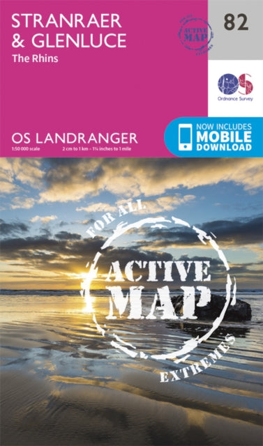Ordnance Survey - Stranraer & Glenluce : 082 - New Sheet map
